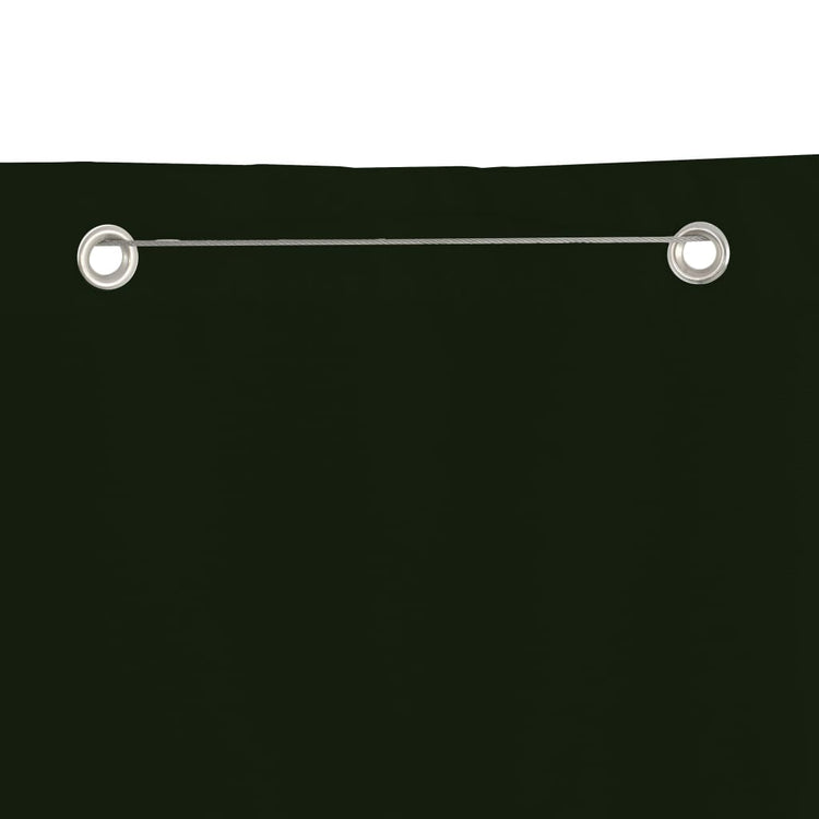 Vidaxl Balkon Bildschirm 140x240 cm Oxford Stoff dunkelgrün