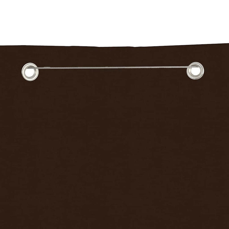 Vidaxl Balkon Bildschirm 80x240 cm Oxford Stoff braun