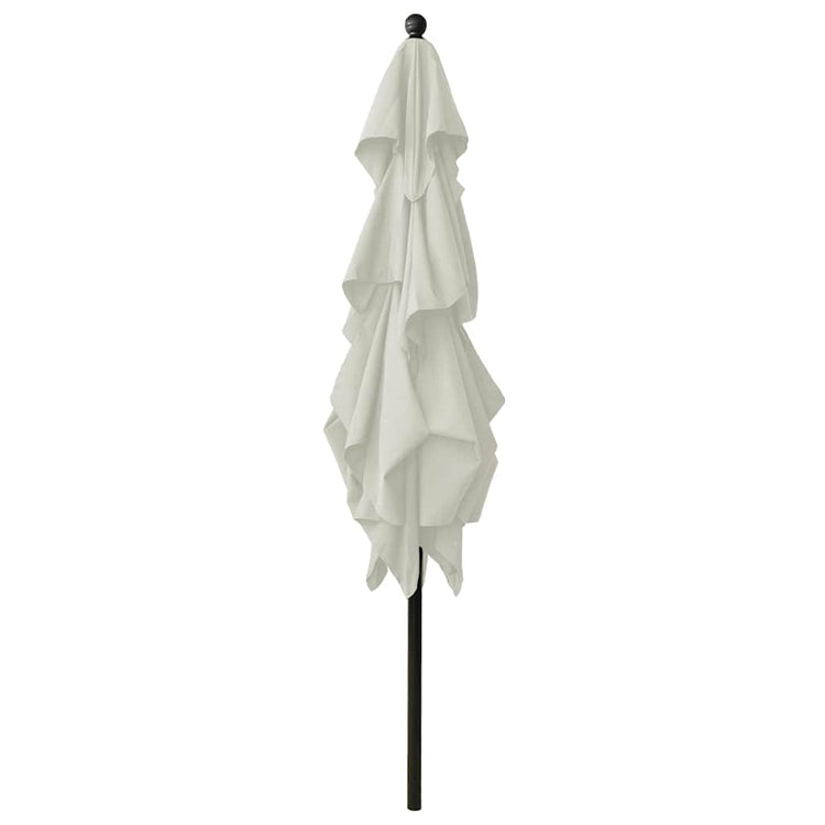 Vidaxl Parasol 3-Schicht mit Aluminiumpol 2,5 x 2,5 m sandfarben