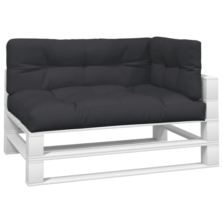 Vidaxl Palettenkissen 3 St. Stoff schwarz