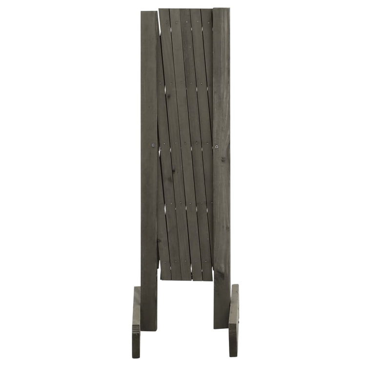Vidaxl Garden Slat Arbeit 120x60 cm Festkiefer Grau