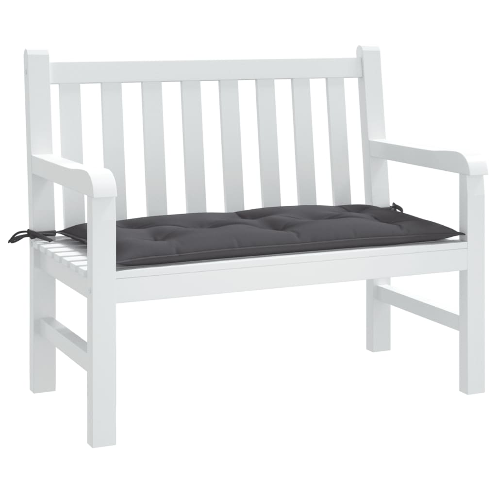 Vidaxl Garden Bench Kissen 100x50x7 cm Oxford Stoffanthrazit -gelöscht