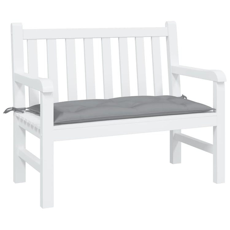 Vidaxl Garden Bench Kissen 100x50x7 cm Oxford Stoff grau