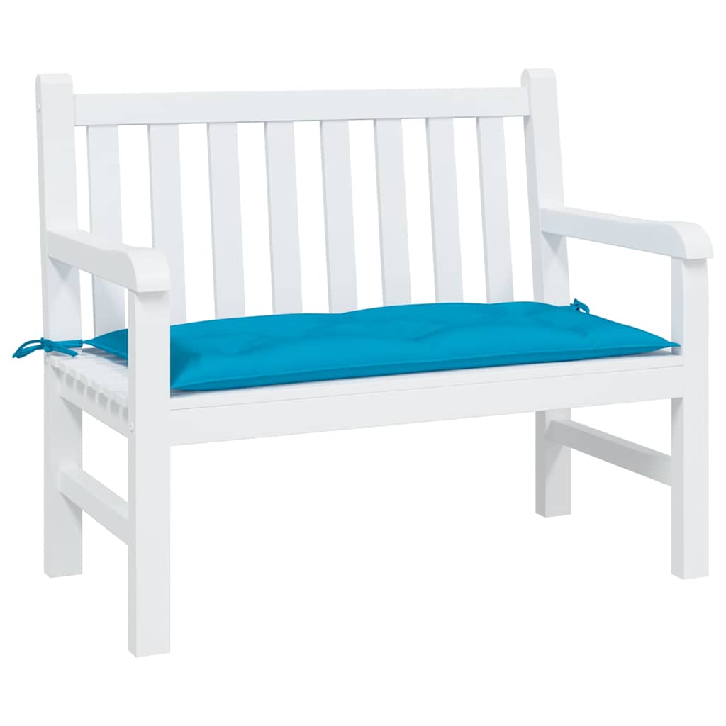 Vidaxl Gartenbank Kissen 100x50x7 cm Oxford Stoff hellblau