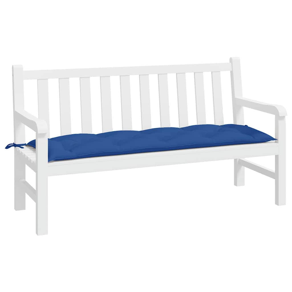 Vidaxl Garden Bench Kissen 150x50x7 cm Oxford Stoff Blau