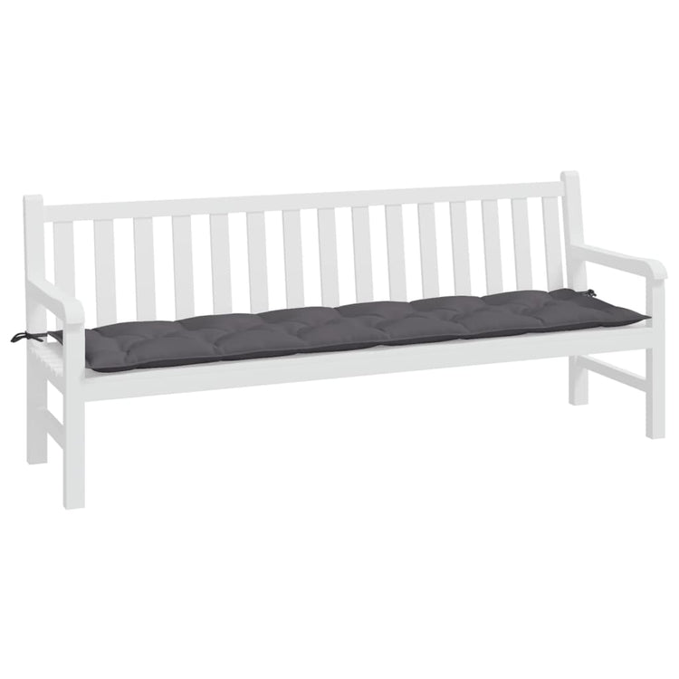 Vidaxx Gartenbankauflage 200x50x7 cm Oxford-Stoff anthrazit