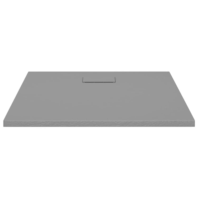 Vidaxl Duschschale 90x80 cm SMC Grau