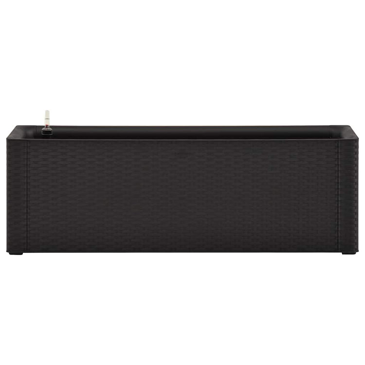 VIDAXL -Pflanzer Hoch -Selbstvergassungssystem 100x43x33 cm Anthrazit