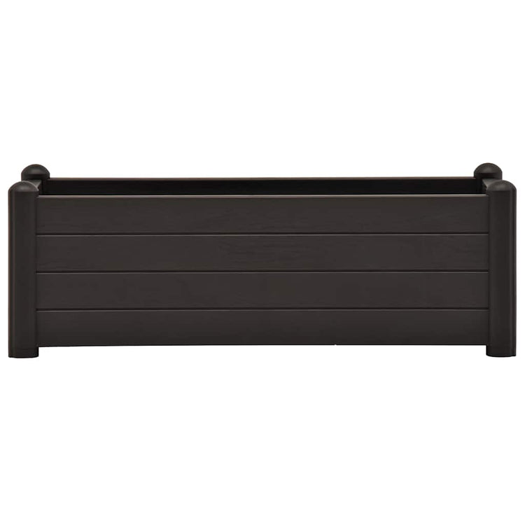 VIDAXL -Pflanzer erhoben 100x43x35 cm PP Anthrazit
