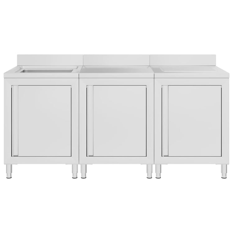 VIDAXL WASHBAIN CHING COMMERNIS 180 x 60 x 96 cm Edelstahl