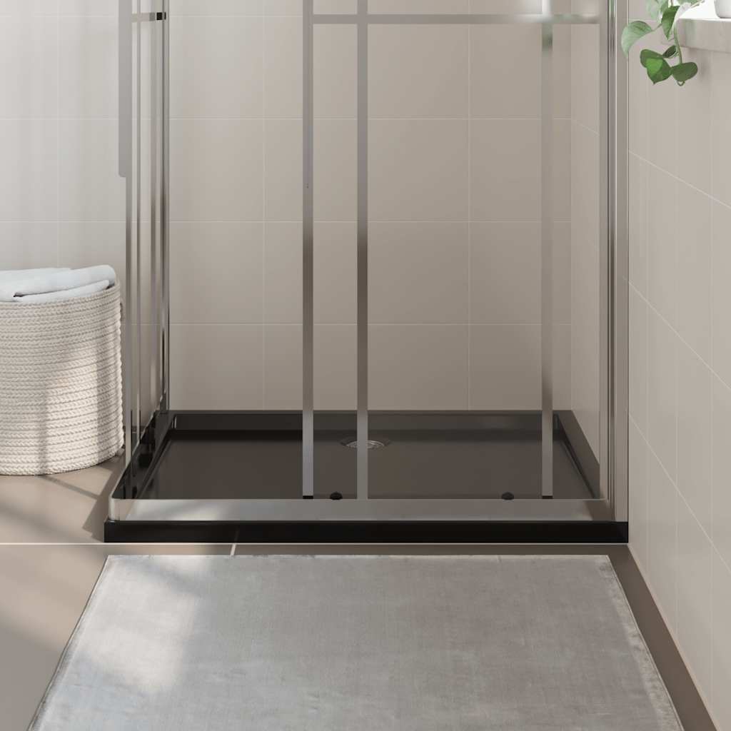 Vidaxl Duschschale rechteckige 80x100 cm schwarz