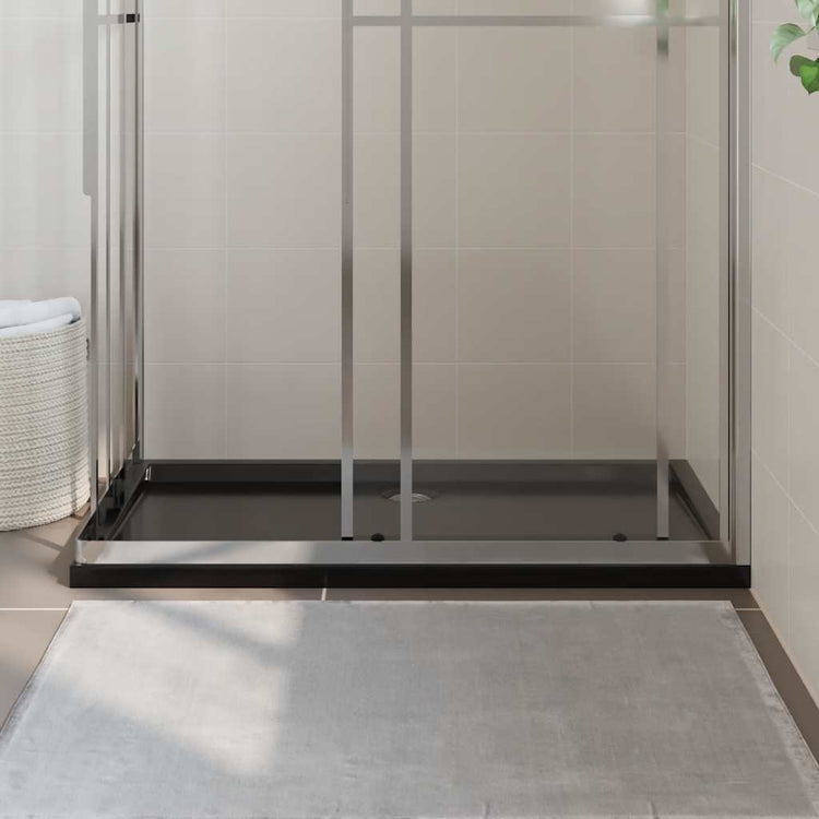 Vidaxl Duschschale rechteckig 70x120 cm schwarz