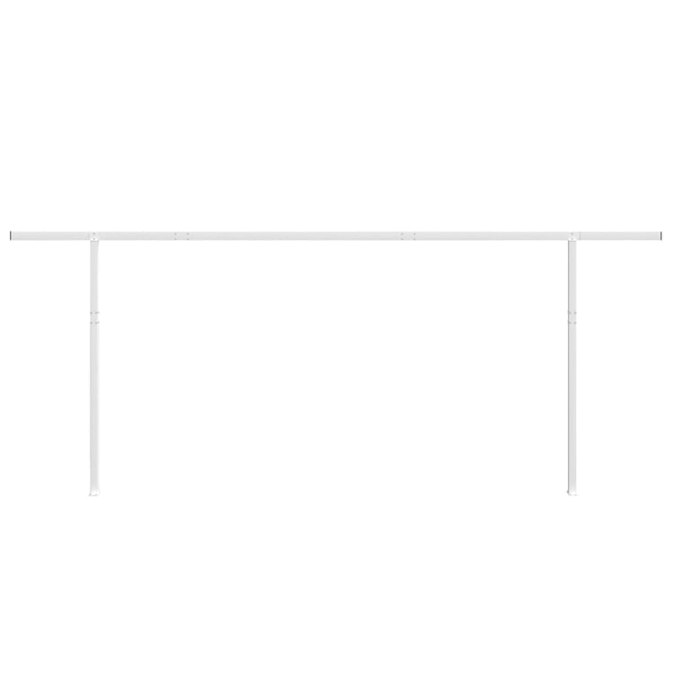 Vidaxl Laifel Pole Set 600x245 cm Eisenweiß