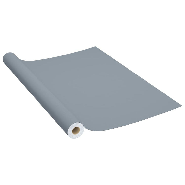 Vidaxl Möbelöle Selbstadhäsiv 2 ST 500x90 cm PVC Grau