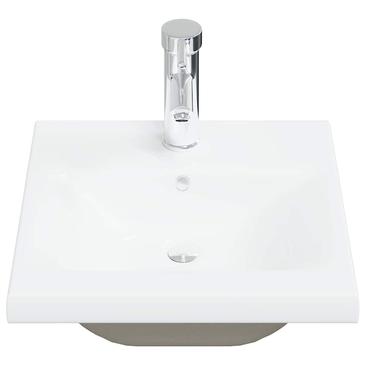 VIDAXL BAUBED -WAHMBAIN mit TAP 42x39x18 cm Keramik Weiß