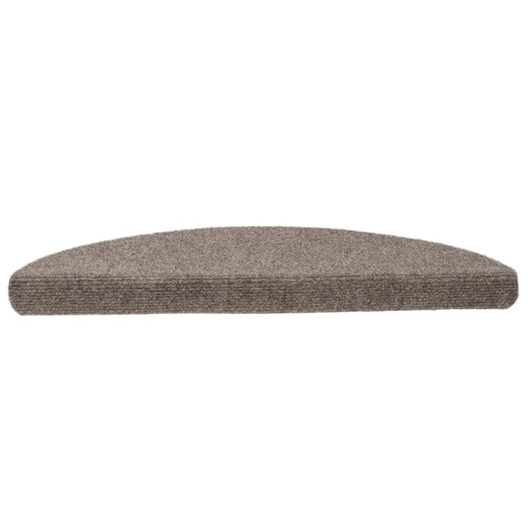 Vidaxl -Treppenmatten Selbstadhäsiv 10 ST 56x17x3 cm Nadel Filzcreme -Colored