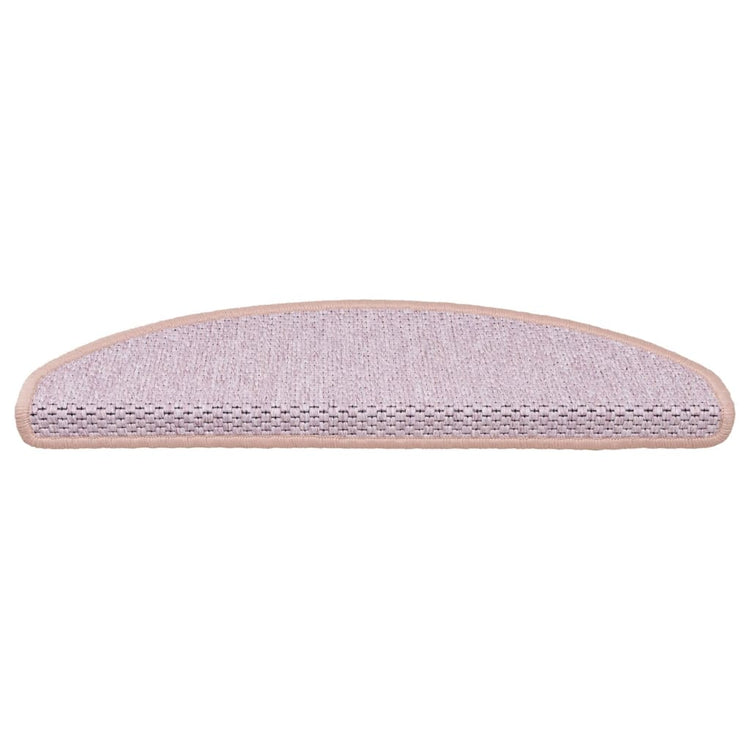 Vidaxl-Treppenmatten selbstklebend 15 St. Sisal Look 56x17x3 cm rot
