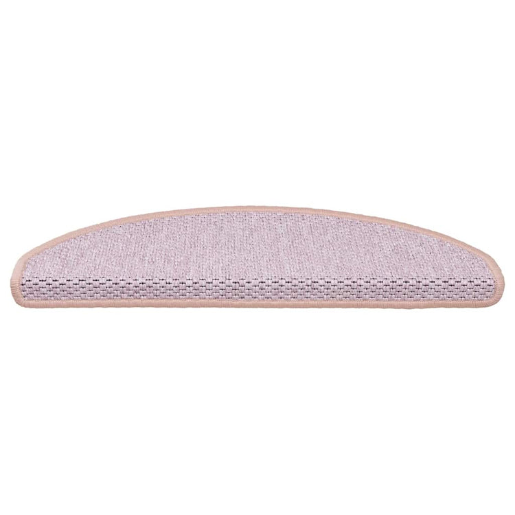 Vidaxl-Treppenmatten selbstklebend 15 St. Sisal Look 65x21x4 cm rot