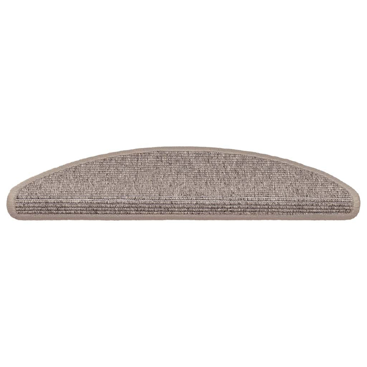 Vidaxl Treppenmatten Selbstadhäsiv 15 St 56x17x3 cm dunkler Beige
