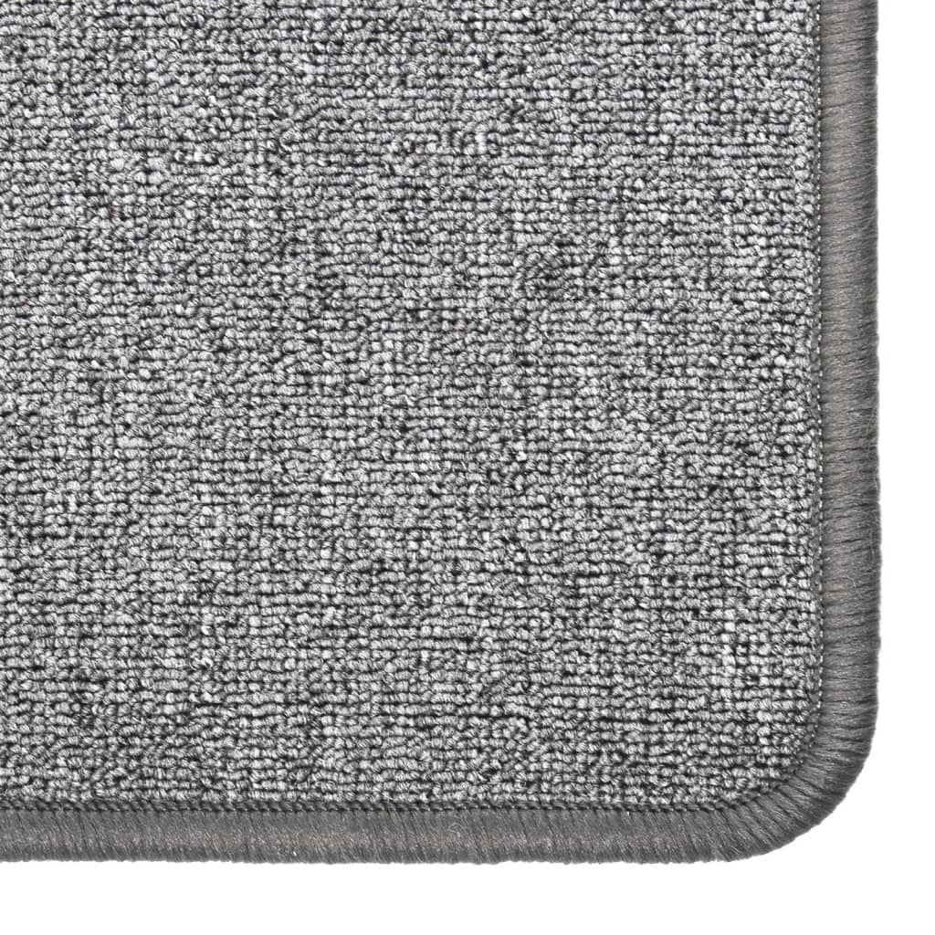 Vidaxl Teppich Runner 80x150 cm dunkelgrau