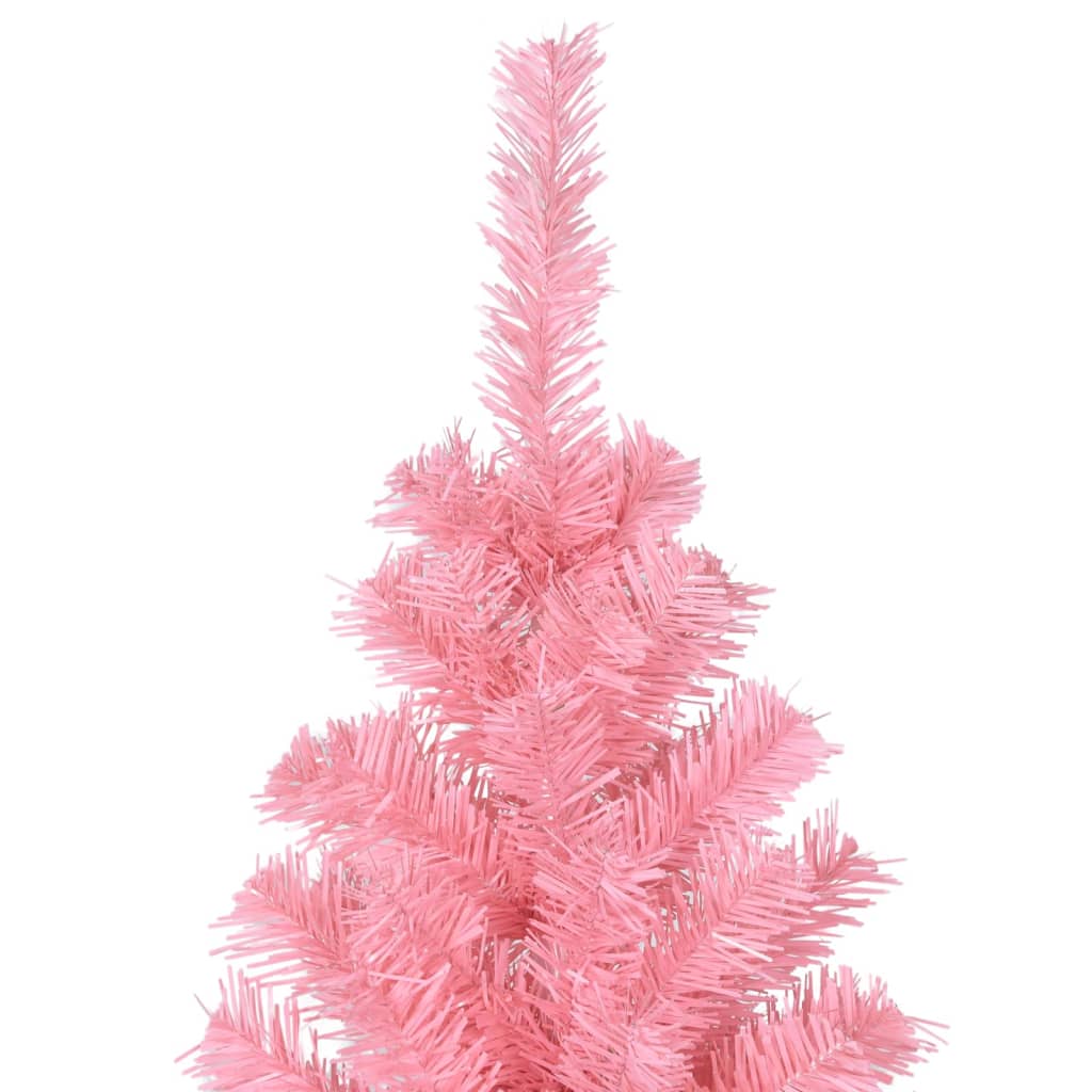 VIDAXL KUNSTKERSTBOOM mit Standard 240 cm PVC Pink