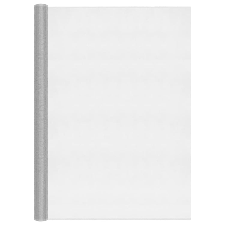 Vidaxl -Netz 112x2000 cm Aluminium Silberfarbe