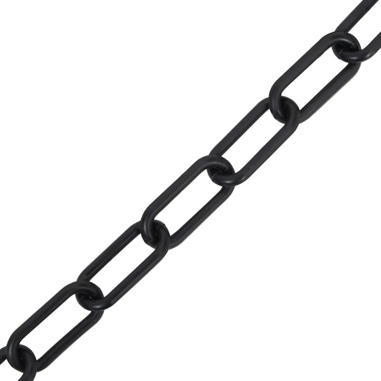 Vidaxl Sicherheitskette Ø 6 mm 30 m Plastik schwarz