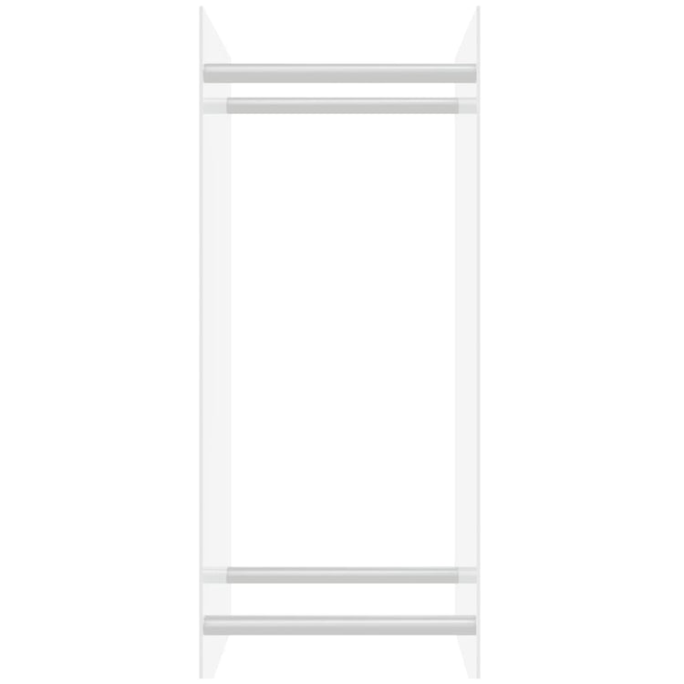 Vidaxl -Kamin Trek 40x35x100 cm gehärtetes Glas transparent