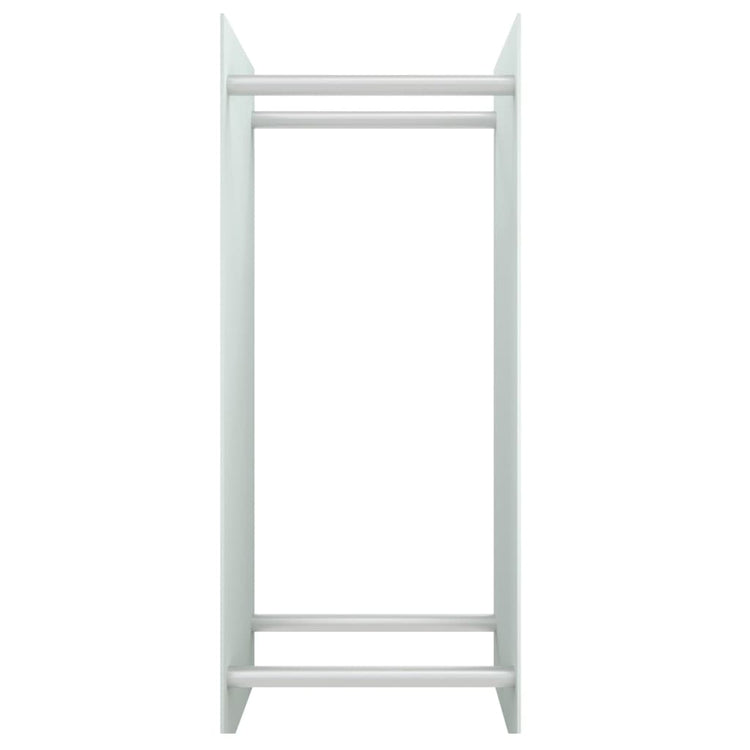 Vidaxl -Kamin Trek 40x35x100 cm gehärtetes Glas weiß