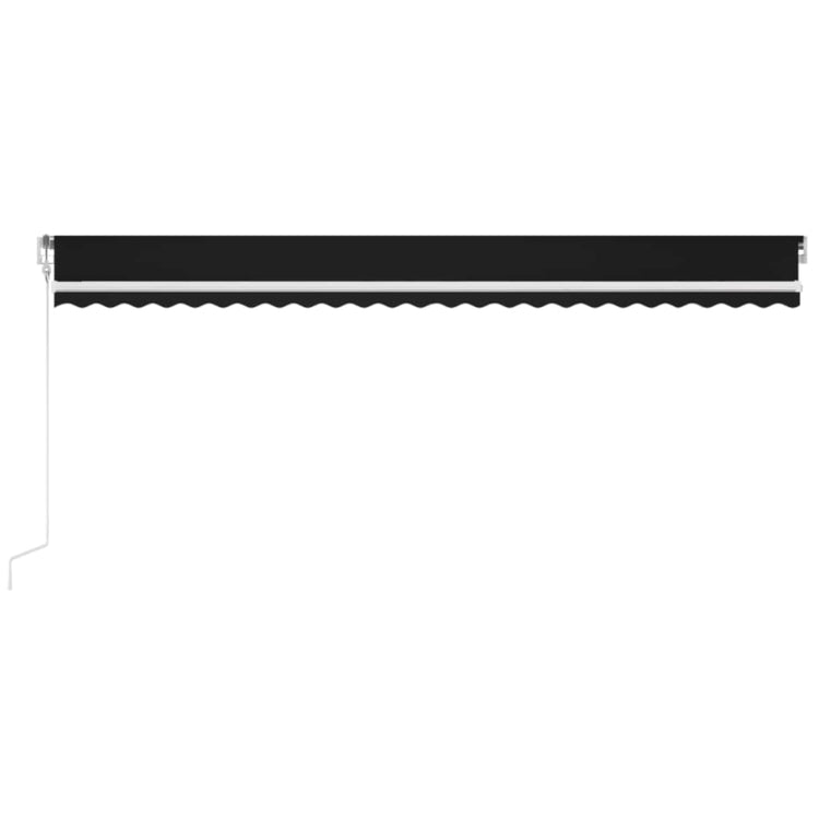 Vidaxl Luifel Automatik mit LED- und Windsensor 600x300 cm Anthrazit