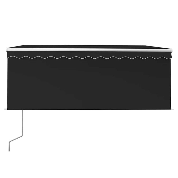 Vidaxl Luifel Automatisch erweiterbarer Roller Blind 3,5x2,5 m Anthrazit