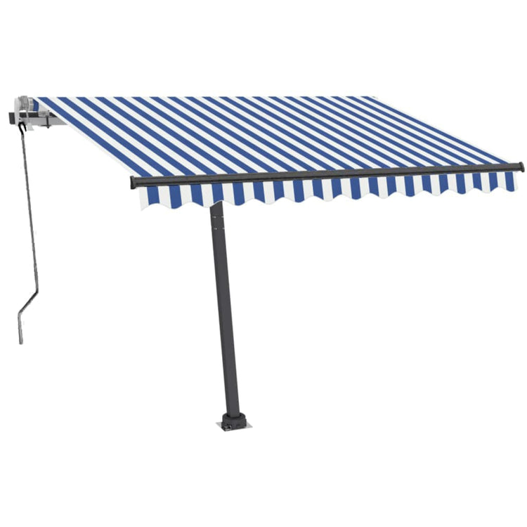 Vidaxl Laifel losgelöst 350x250 cm blau und weiß