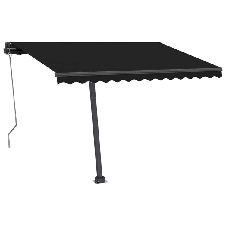 Vidaxl Luifel Automatik mit LED- und Windsensor 350x250 cm Anthrazit