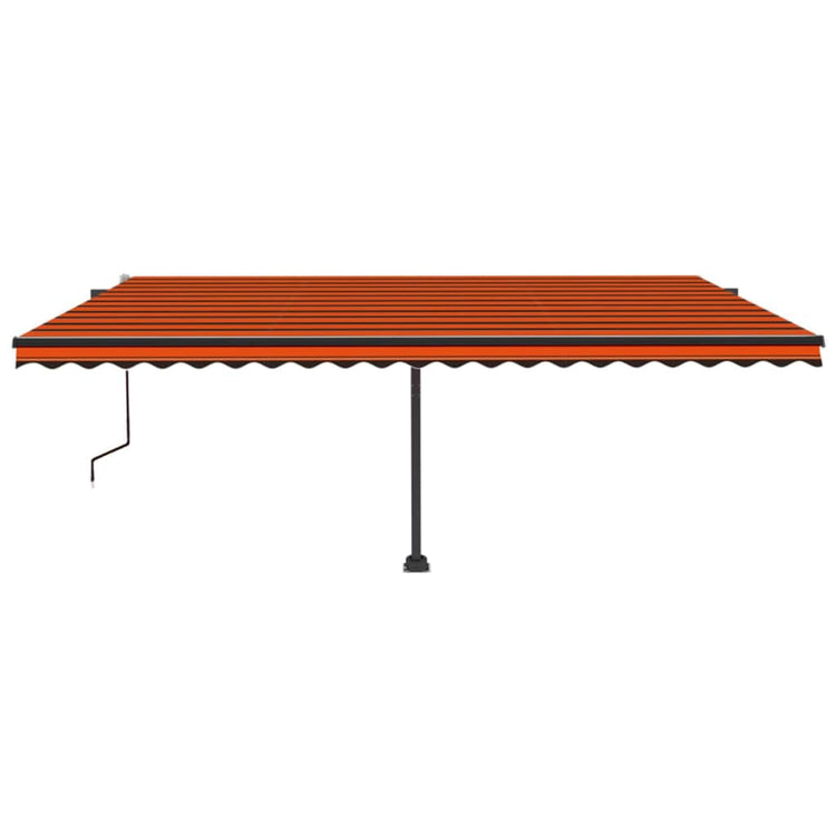 Vidaxl laifel kostenlos -ausstehende automatische 500x300 cm Orange und Braun