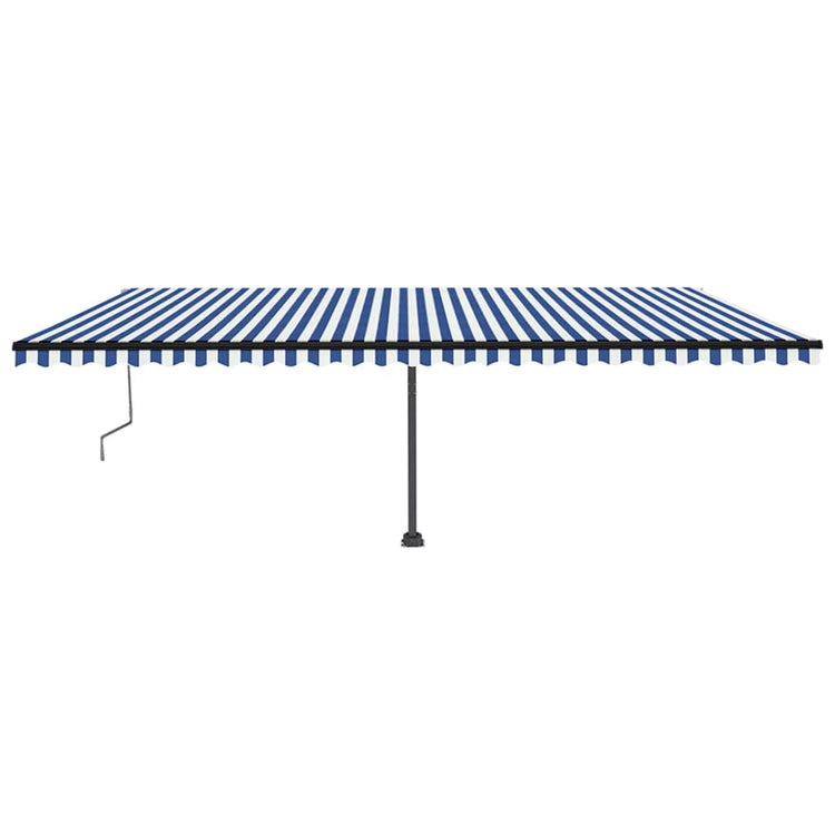 Vidaxl laifel kostenlos -ausstehende automatische 600x350 cm blau und weiß