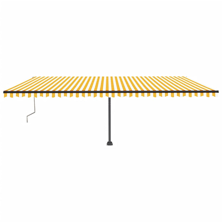 Vidaxl laifel kostenlos -ausstehende automatische 600x350 cm gelb und weiß