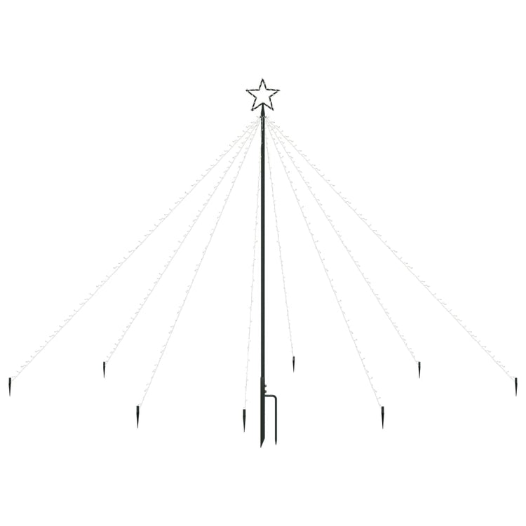 Vidaxl Weihnachtsbaumbeleuchtung 400 LEDs innerhalb von 2,5 m mehrfach gelöscht
