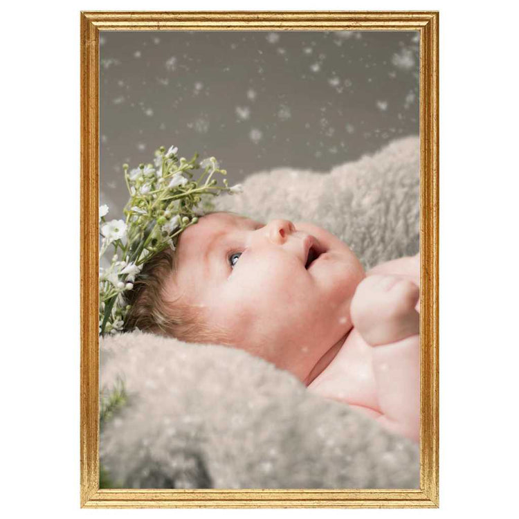Vidaxl Fotorahmen 5 Stück für Tisch 15x21 cm MDF goldfarben