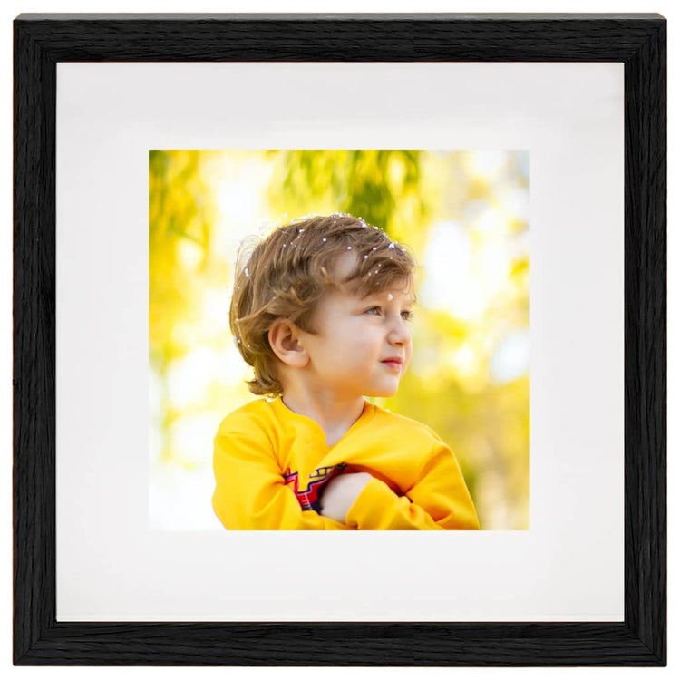 VIDAXL -Fotorahmen 5 PCs für 13x13 cm Foto 3D 23x23 cm Schwarz
