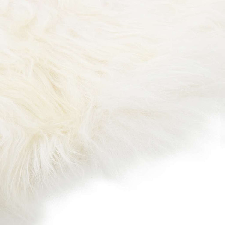 VIDAXL -Stuhlabdeckung Icelander Sheepskin 70x110 cm Creme -Colored