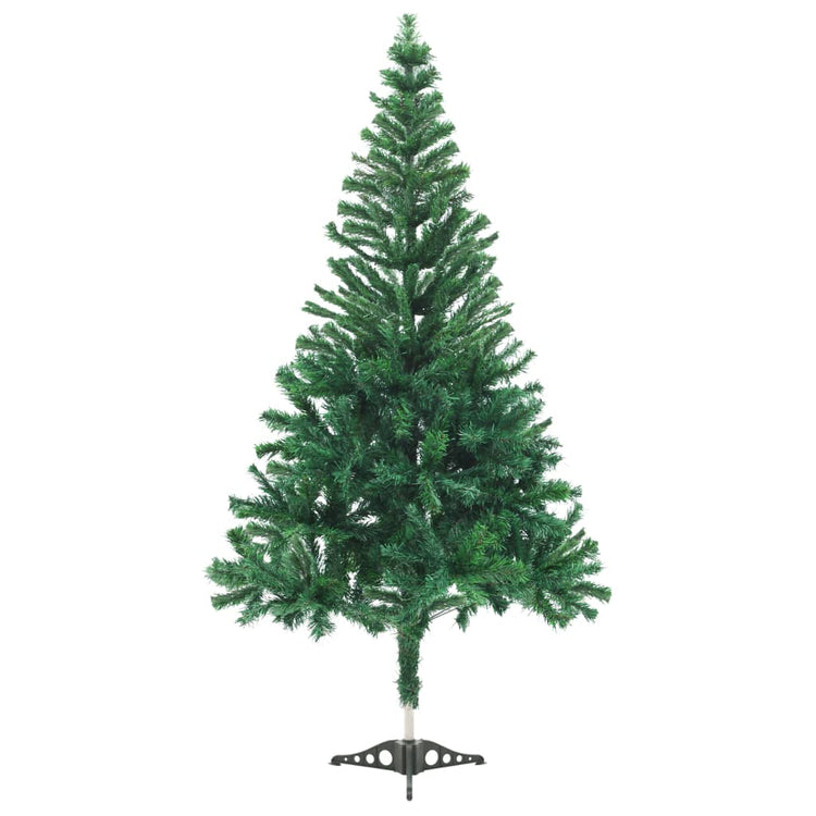 VIDAXL KUNSTKERSTBOOM mit Beleuchtung und Weihnachtsbällen 546 Zweige 180 cm