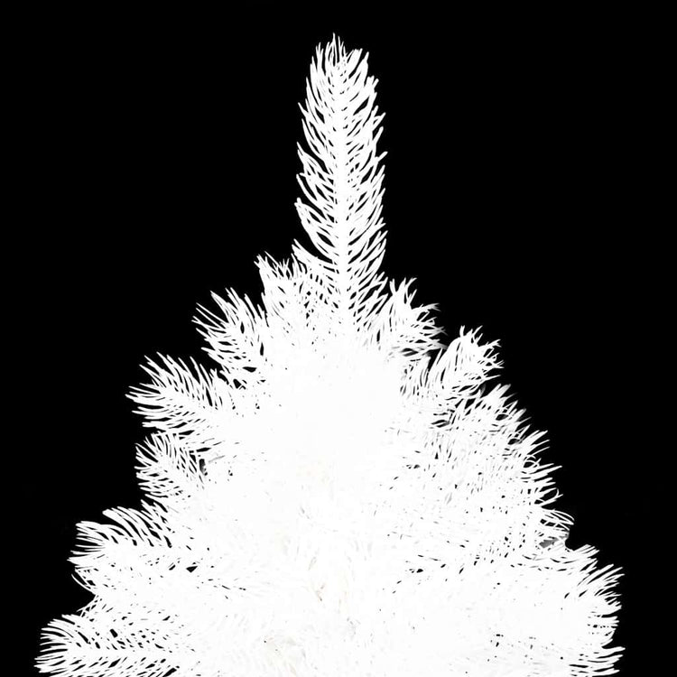 Vidaxl Kunstkerstboom mit Beleuchtung und Weihnachtsbällen 240 cm Weiß
