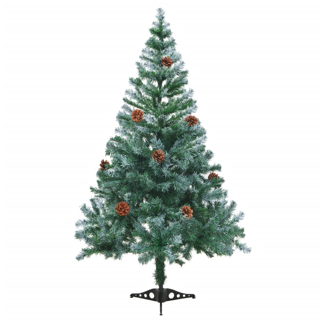 Vidaxl Kunstkerstboom mit Lichtkugeln Schneekiefer 150 cm
