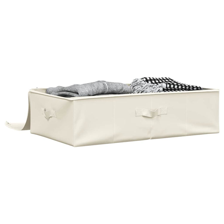 VIDAXL -Speicherboxen 2 ST 70x40x18 cm Stoffcreme gefärbt