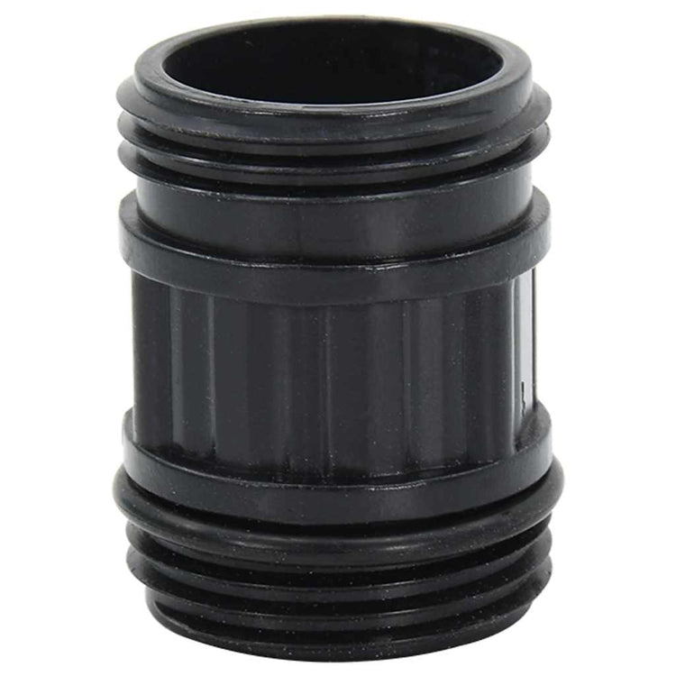 Vidaxl -Saugschlauch mit PVC -Kupplungen 1,1 '' 10 m PVC Schwarz