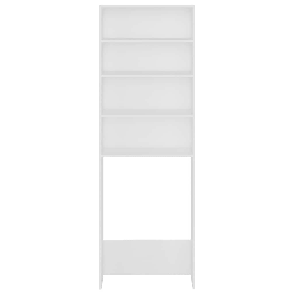 Vidaxl Waschmaschinenschrank 64x24x190 cm Weiß