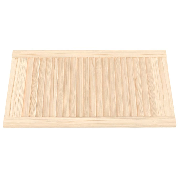 VIDAXL -Schranktüren mit Lamellen 2 PCs 69 x 39,4 cm Festkiefer