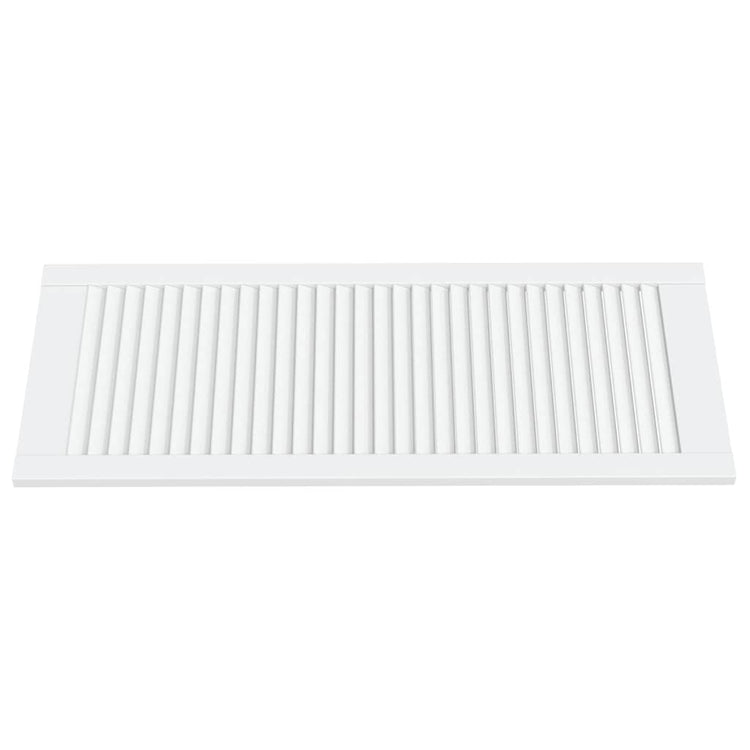 VIDAXL -Schranktüren mit Lamellen 4 Stcs 99,3 x 39,4 cm Gwitrenenhout
