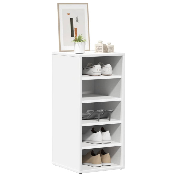 Vidaxl Schuhschrank 31,5 x 35 x 70 cm verarbeitetes Holz weiß