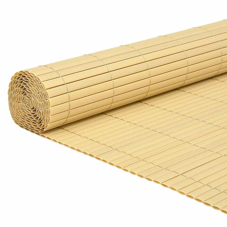 VidaXL Gartenzaun doppelseitig 110x400 cm gelb